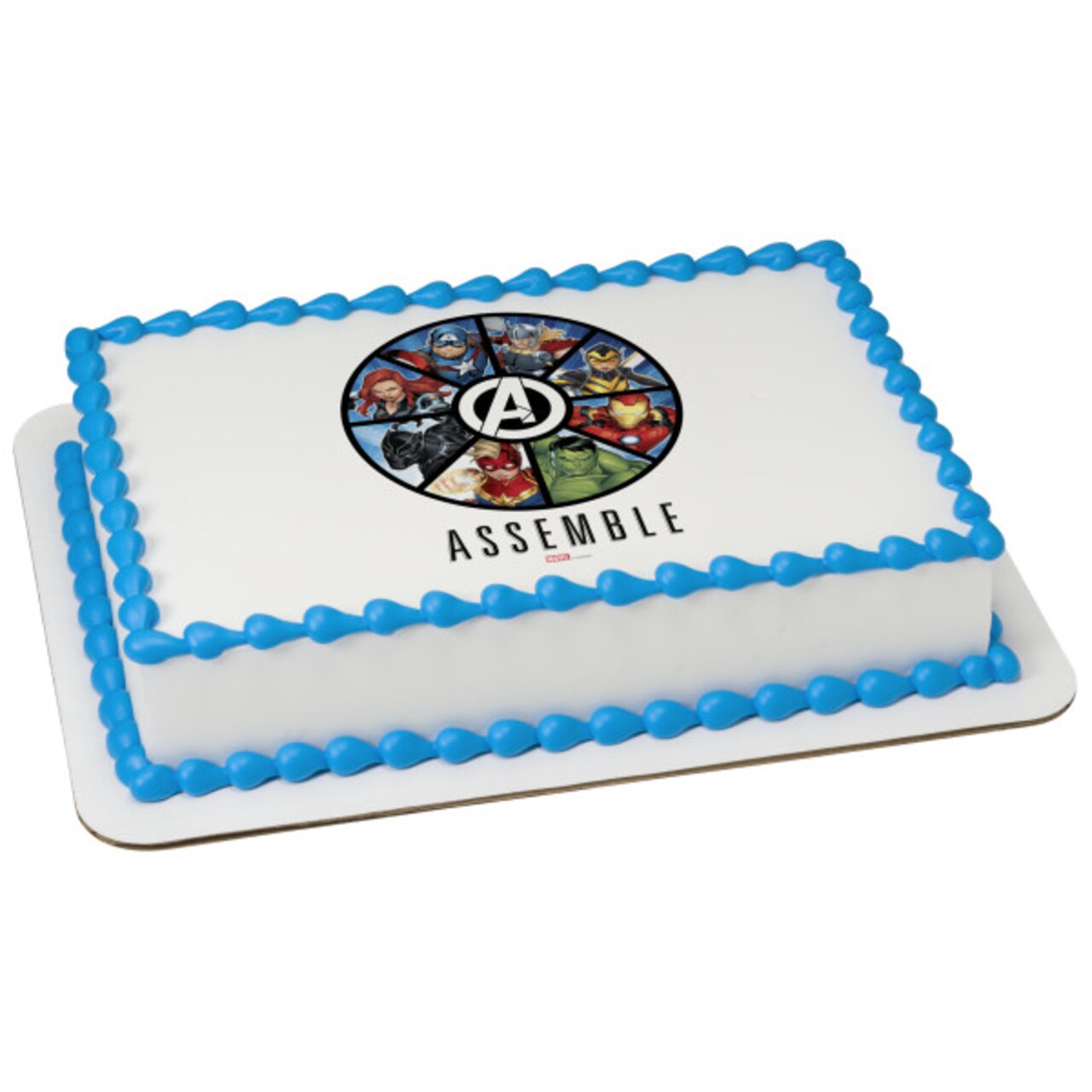 MARVEL Avengers Assemble Edible Cake Topper Image - 1/4 Sheet